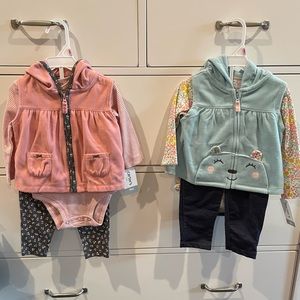 NWT | 2 Carter’s vest outfits | 9M